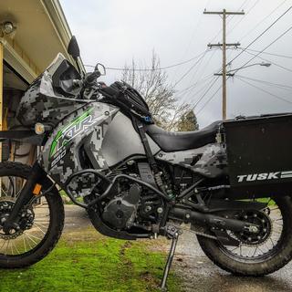 Tusk Aluminum Panniers with Pannier Racks Parts Accessories