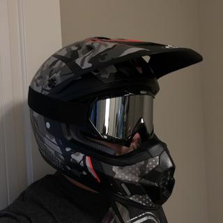 blue and grey motorcycle helmet HJC