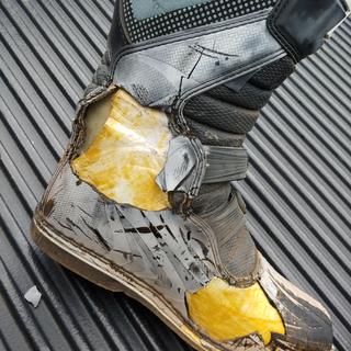 27450H☆AXO アクソ Drone ドローン ブーツ 黒 US9/EU43 中古品