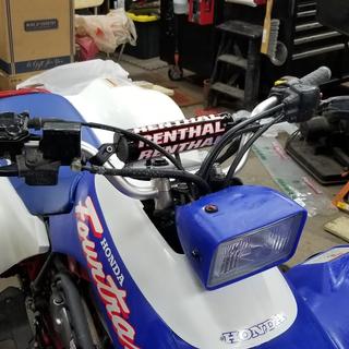 Guidon Aluminium 7/8 CR High Bend Noir Pour Yamaha – Marque Tusk Racing, Neuf