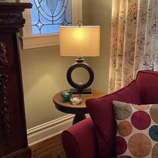 Resin and Acrylic Table Lamp