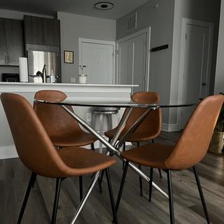 Nico Glass Dining Table | Raymour & Flanigan