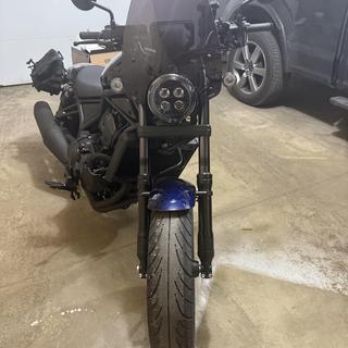 Plexi dymové TOURING HONDA REBEL 300/500, 9462H | JJ Moto - skútre