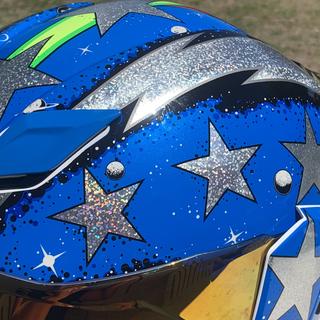icon airflite space force helmet Medium / Glory The only thing for polycarbonate is it is a cheaper material and it takes a bit more of it to give as much protection as fiberglass or carbon ICON Airflite Space Force Helmet