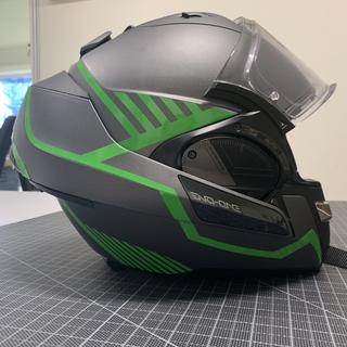 full face novelty motorcycle helmets Eagle- W/ Guns 2XL ECE strap retention system with Color:Venom Daytona Skull Cap Cross