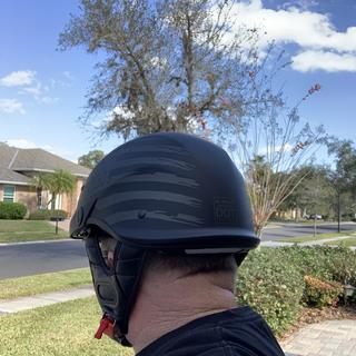 ls2 black chrome rebellion helmet 590-1083 Matte COMFORT Technologically advanced half shell with roll SOLID - MATTE BLACK -
