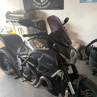 Puig Touring Naked New Generation Windscreen Ducati Diavel 2011