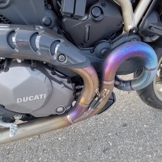 Akrapovic Exhaust Headers / Linkage Pipes Ducati Monster 821