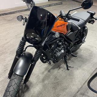 Puig Anarchy Semifaring Honda Rebel 1100 / SCL500 2021-2026 - RevZilla