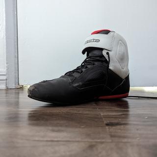 バイクウェア・装備 ALPINESTARS FASTER-3 RIDEKNIT 8.5/26.0cm Alpinestars Faster 3 Rideknit Shoes - RevZilla