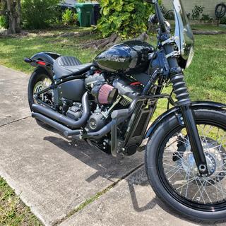 Steelthunor Meathook Engine Guard Crash Bar For Harley Softail 2018-2023 – Black