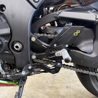 Lightech Track System Rearsets Kawasaki ZX-10R 2021-2025 - RevZilla