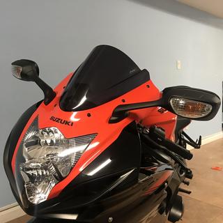パーツ Puig 5605F RACING-SCREEN GSX-R600/750 Puig Racing Windscreen Suzuki GSXR 600 / GSXR 750 2006-2007