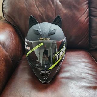icon Airflite Nocturnal Lサイズ Icon Airflite Helmet Nocturnal Black - Speed Addicts