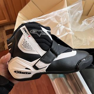 Alpinestars SMX-1 R V2 Vented Boot (Black/White, numeric_14