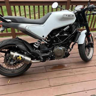 Arrow GP2 Slip-On Exhaust Husqvarna Svartpilen 401 / Vitpilen 401