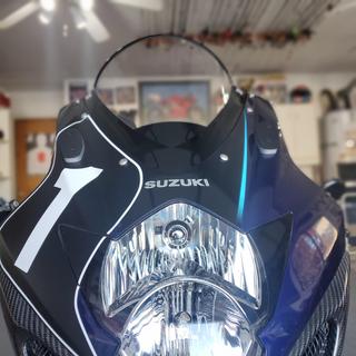 LED Turn Signal Mirrors For Suzuki GSXR 600 750 1000 – 2005-2018 – Black, Smoke Lens, Adjustable