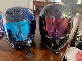 icon airmada helmet visor change PSLER IC-06 visor- Airflite Face Shield Motorcycle Accessories Replacement for Icon Airflite IC-06,Deep Purple : Automotive 04) is fitted with a helmet shield lock to keep your shield securely closed How To Change the Face