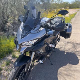 Puig Touring Windscreen Kawasaki Versys 1000 2019-2023 - RevZilla