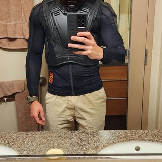 新品未使用ICON Field Armor Compression 上下セットM Icon Adult Field Armor Compression Motorcycle Shirt - Pick