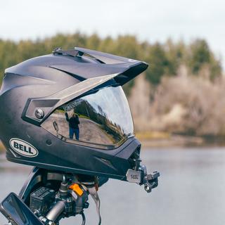 Visière casque Bell MX-9 Adventure light gold iridium