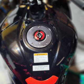 Driven Racing Halo Fuel Cap Base - Lightweight, No Hose, For Sport Bikes (Cap Sold Separately) - View #3