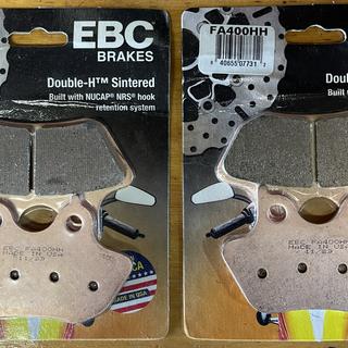 EBC Bremsbeläge Double-H Sintermetall - Komplett-Set Für Harley Ultra Classic Electra Glide 2008-2015