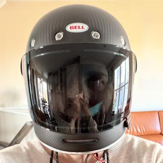 bell bullitt carbon full face motorcycle helmet RSD Mulholland Matte / Gloss Black / Red,Small density EPS liner Bell - Bullitt Carbon RSD