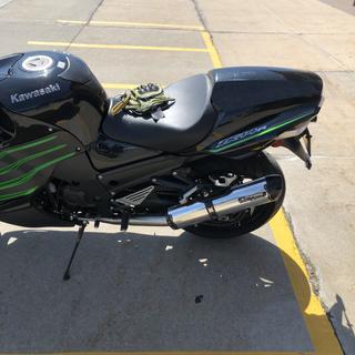 Two Brothers M2 Black Series Dual Slip-On Exhaust Kawasaki ZX14R