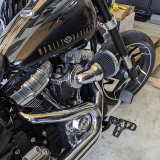 株式会社ヒーリング製ストーンエアリバイタライザー Rinehart MOTO 90 Velocity Air Cleaner For Harley Milwaukee-Eight