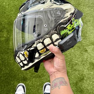 cheapest motorcycle helmets under 50 dollars xxl HAX Full Face Motorcycle Helmet with Dual Rear Wing, Motorbike Street Bike  Helmet with Pinlock Ready Plastic Nails for Adult,DOT Approved(Matte  Black,S)