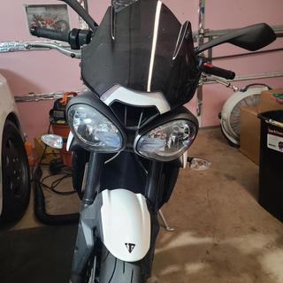 ストリートトリプル765 Puig スクリーン16〜19年(19〜22年取付可) Puig New Generation Sport Windscreen Triumph Street Triple