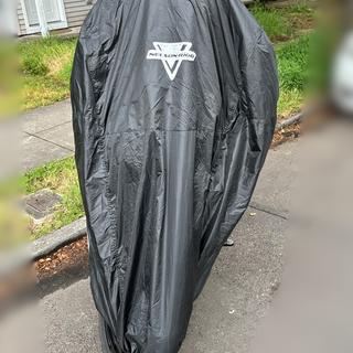 Nelson-Rigg Deluxe Motorcycle Cover – Large, Black/Silver, Water Resistant For MX & Adventure Bikes