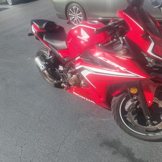 Carénage Avant Rouge Pour Honda CBR 500 2019 - Pièce D'occasion
