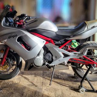 Motorcycle Lift Stand Set - Front & Rear Dual Spool Stands For Kawasaki Ninja 250R 2008-2011 - View #5