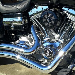 アクセサリー KURYAKYN AIR CLEANER COVER ALLY CAT Kuryakyn Alley Cat Air Cleaner Cover For Harley - RevZilla