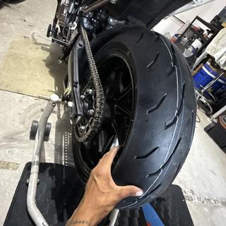 Michelin Power 6 Rear Motorcycle Tire - 200/55ZR17, Sport Touring Grip - View #8