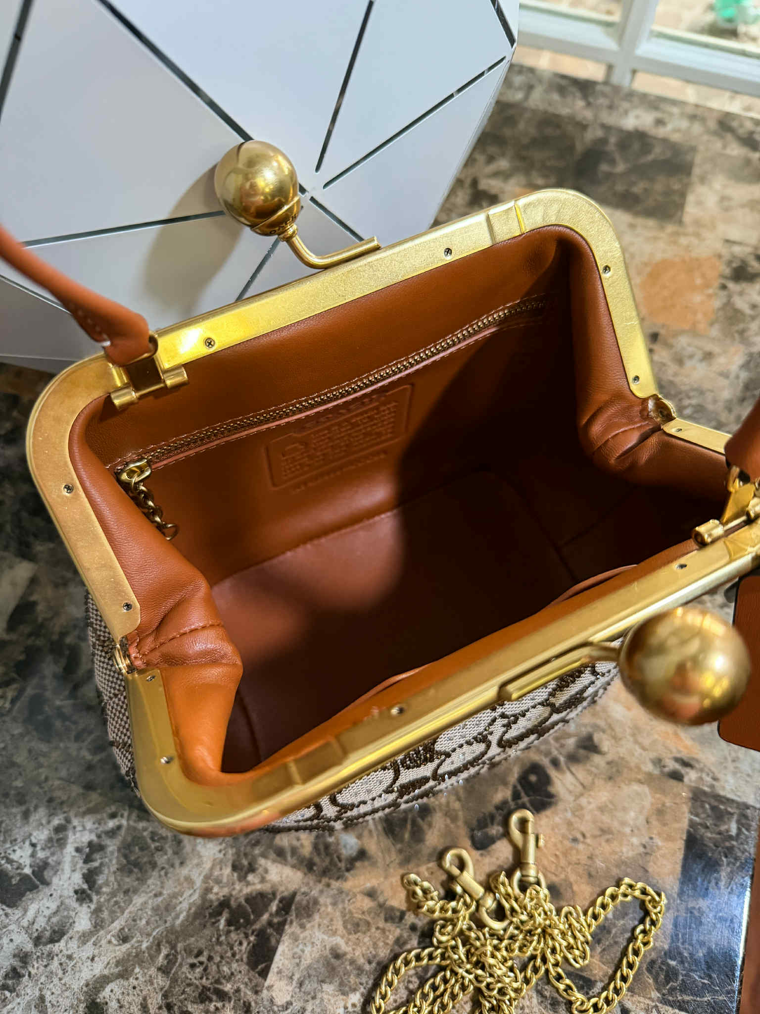 COACH® | Kisslock Frame Bag 16