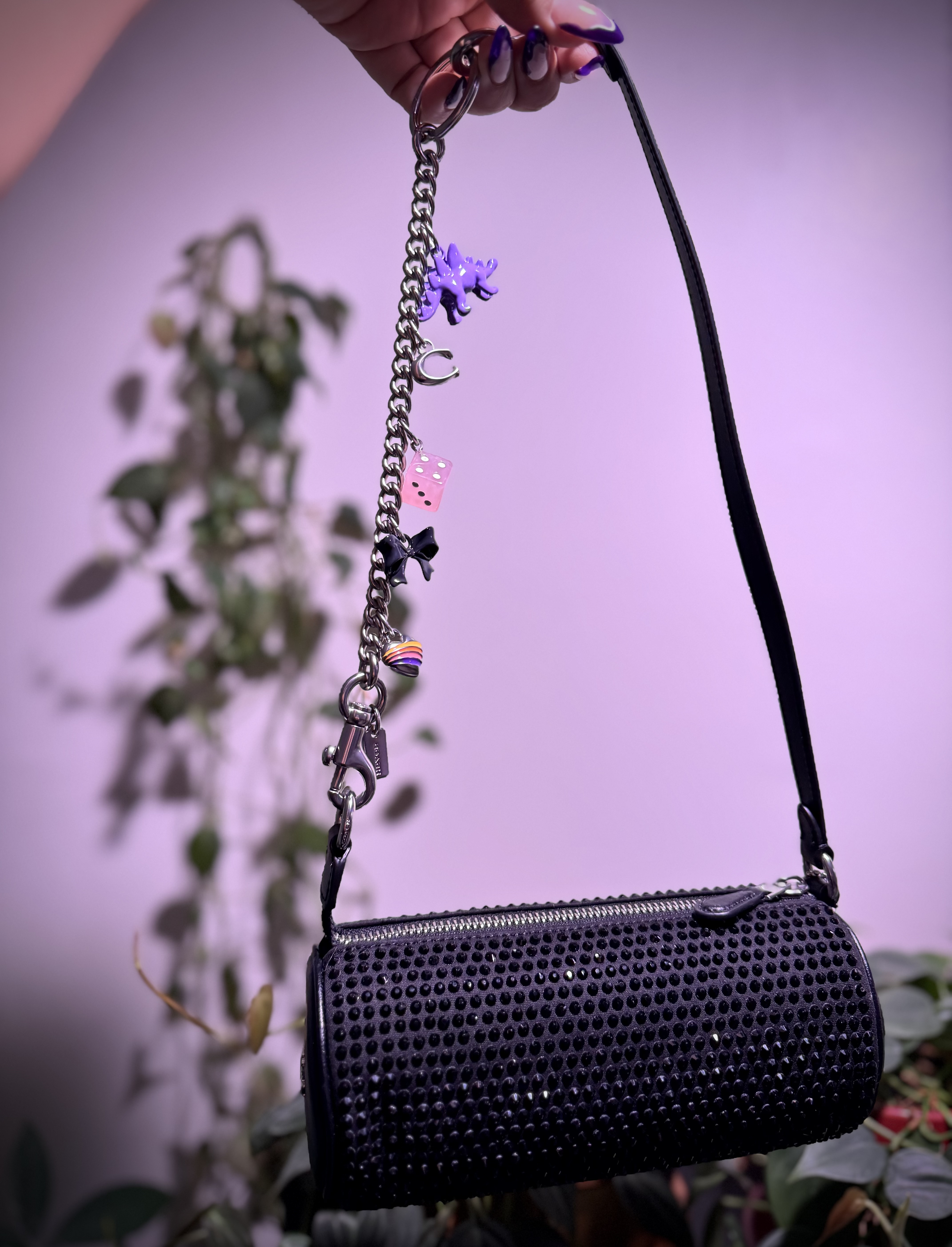 【COACH】\"MOTIF CHAIN BAG CHARM\"モチーフ付きチェーンチャーム COACH® | Motif Chain Bag Charm