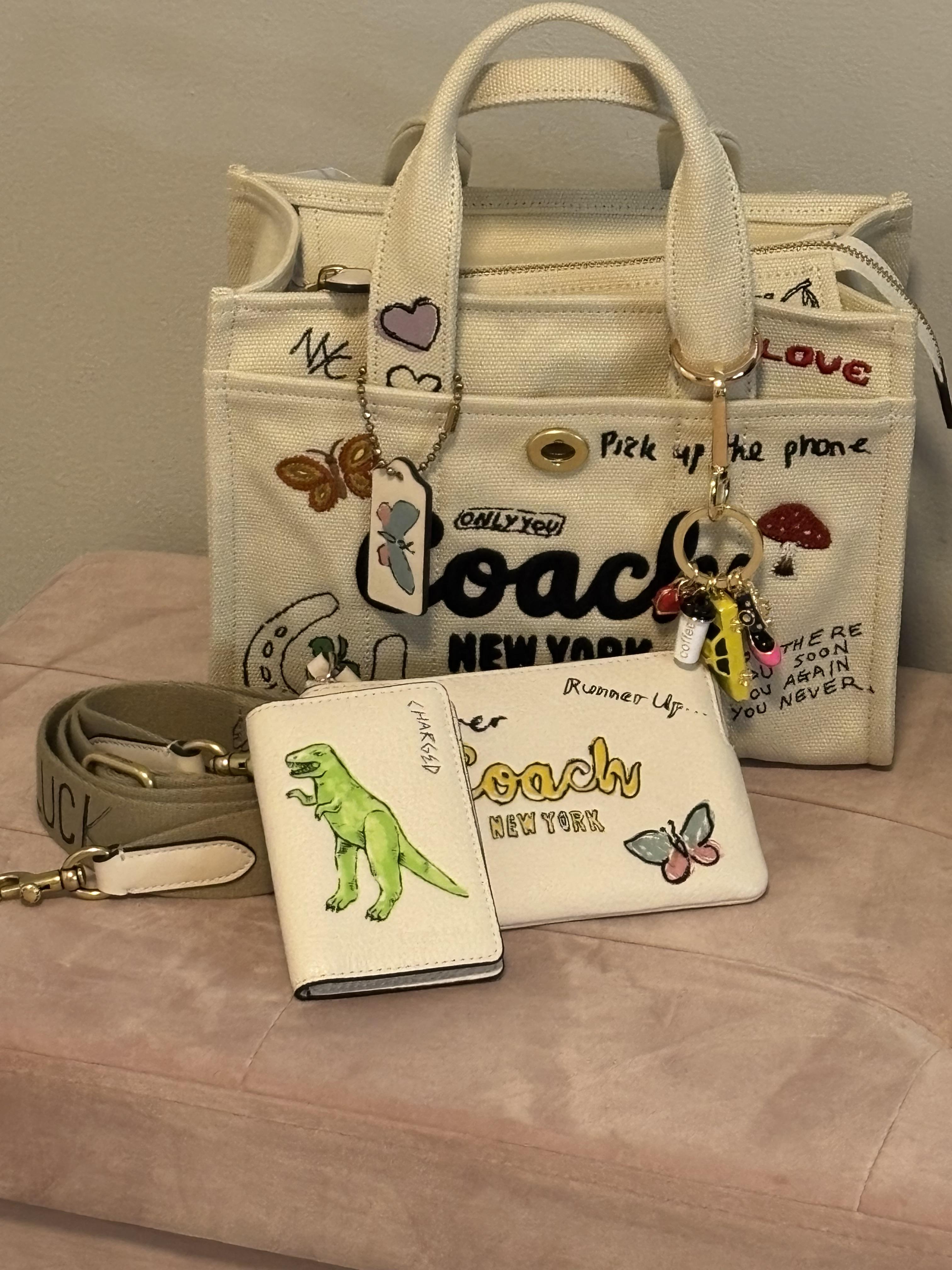 Disney X Coach Cargo Tote Bag 26 With Mickey Mouse In Regenerative