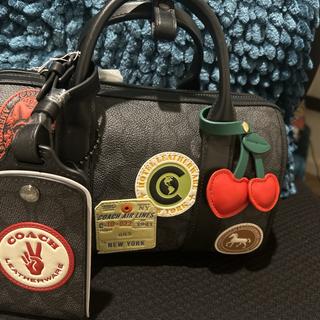 COACH Leather Duffle ネオンライム ショルダーバッグ cu936_ary_a0