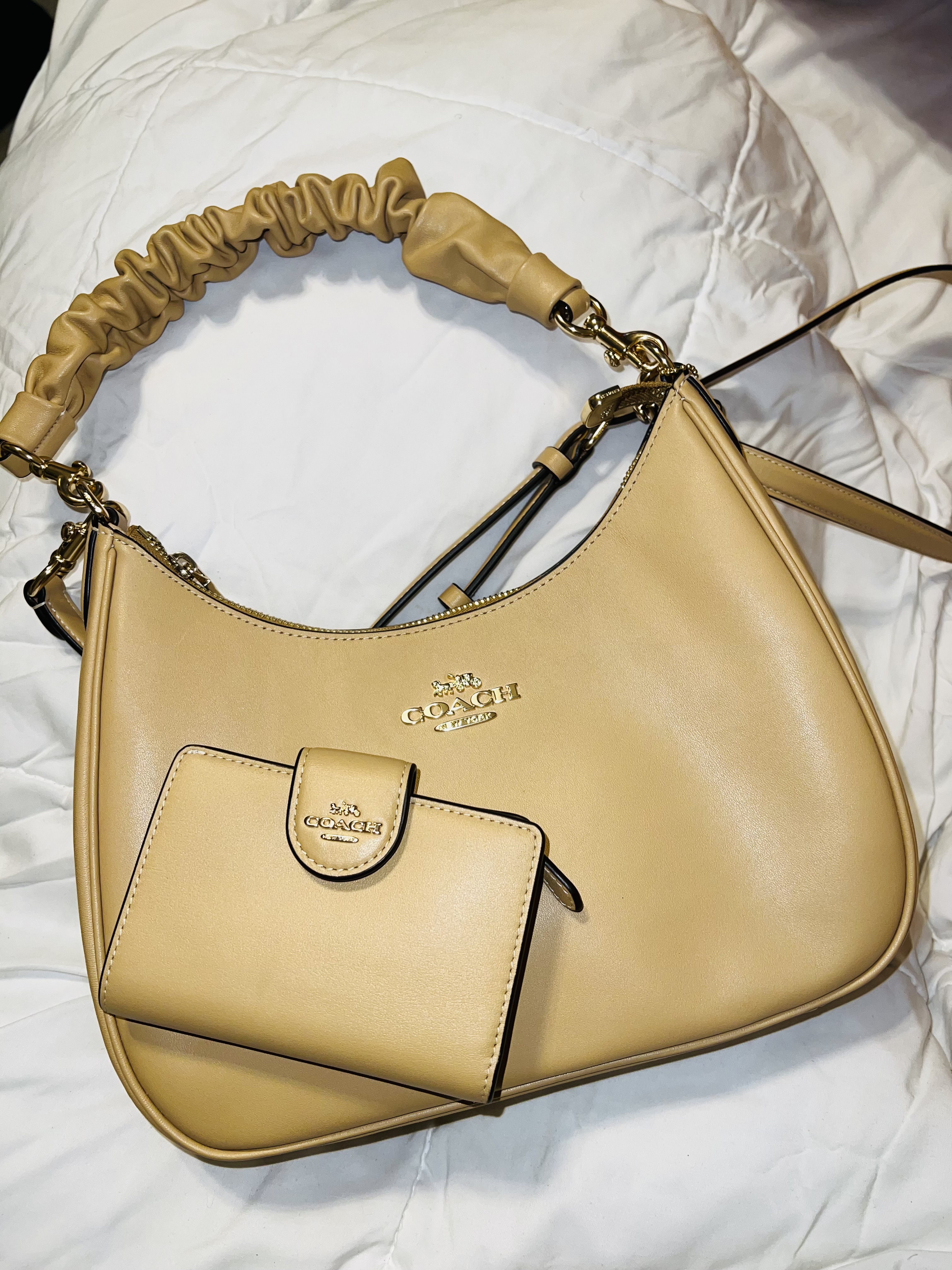 Teri Hobo Bag In Blocked Signature Canvas | COACH®