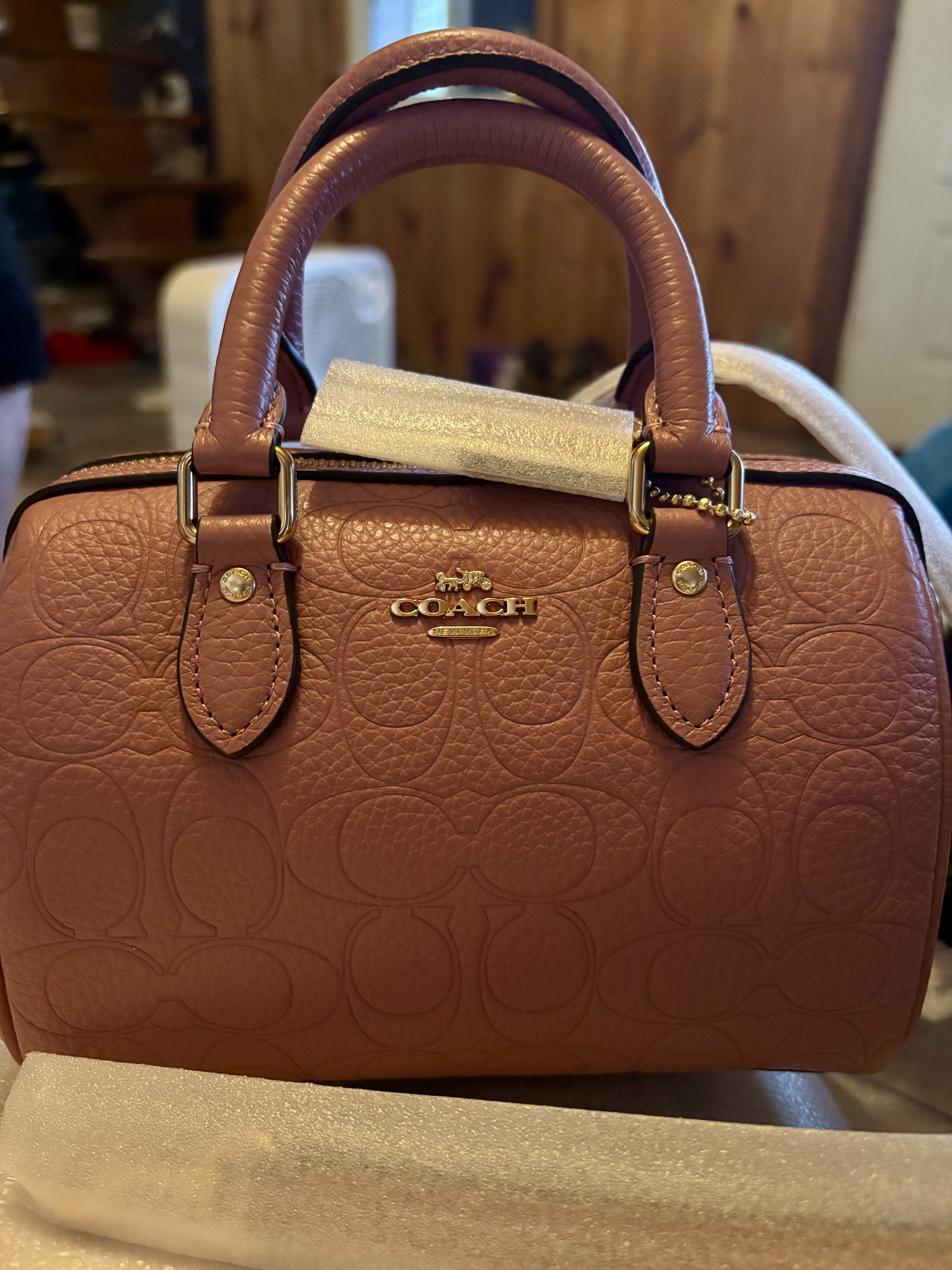 Mini Rowan Crossbody Bag In Blocked Signature Leather | COACH®