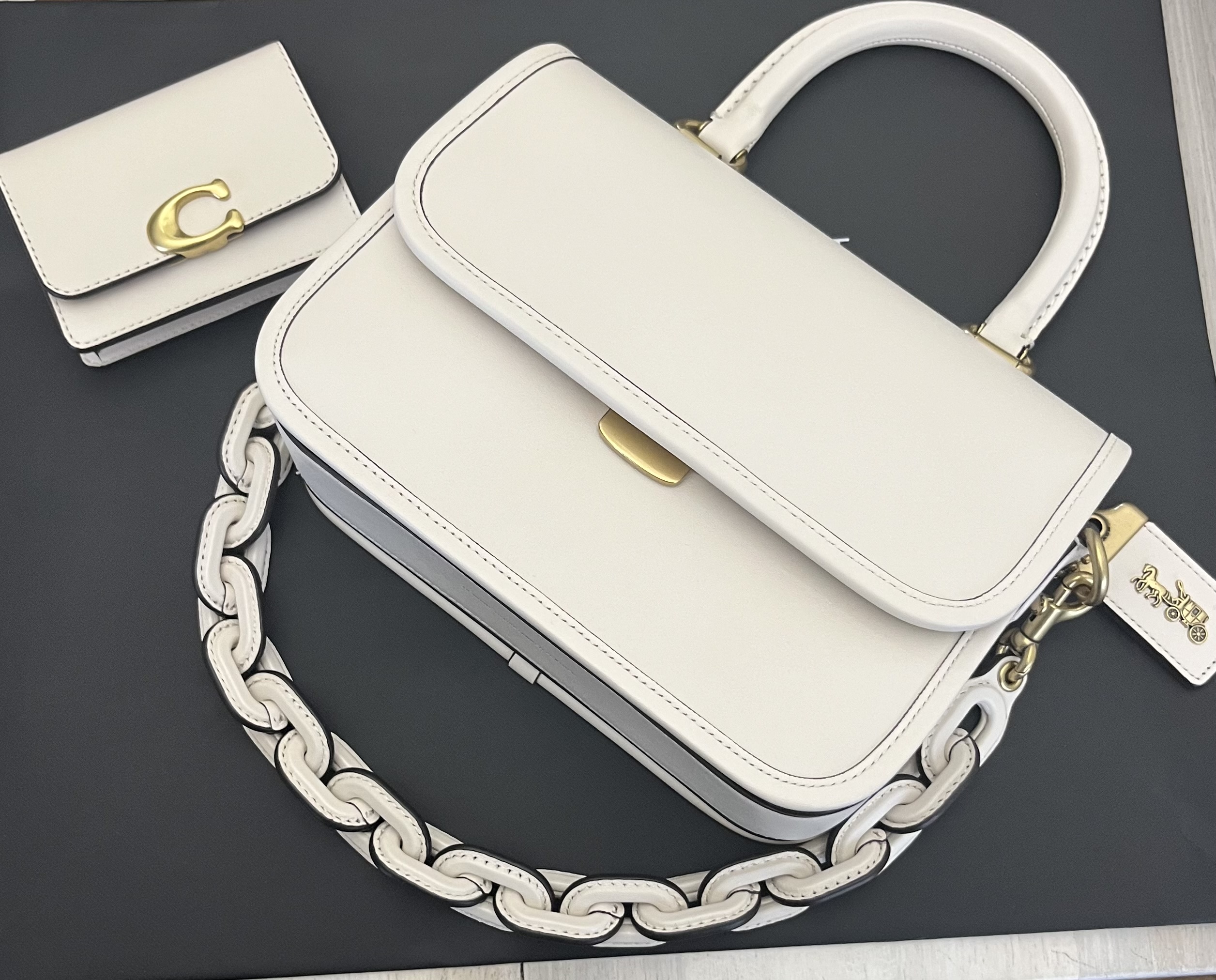Coach Rogue Top Handle C6860 Vanilla 【公式通販】
