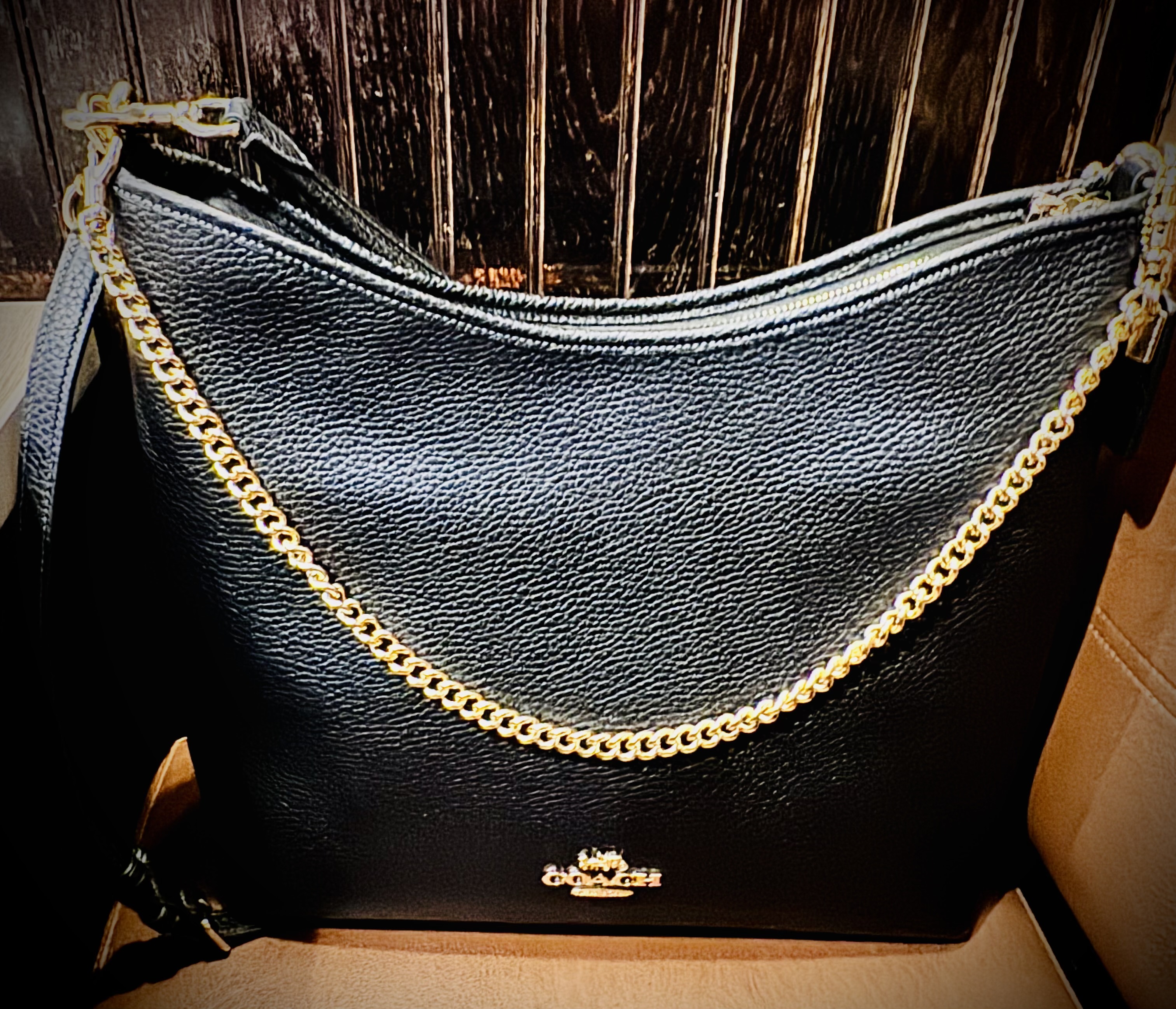Laurel Large Shoulder Bag With Horse And Carriage | COACH®