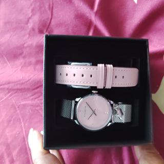 【稼働】COACH Ruby Silver Case Black Watch Ruby Watch Gift Set, 32 Mm | Watches | Coach | COACH®