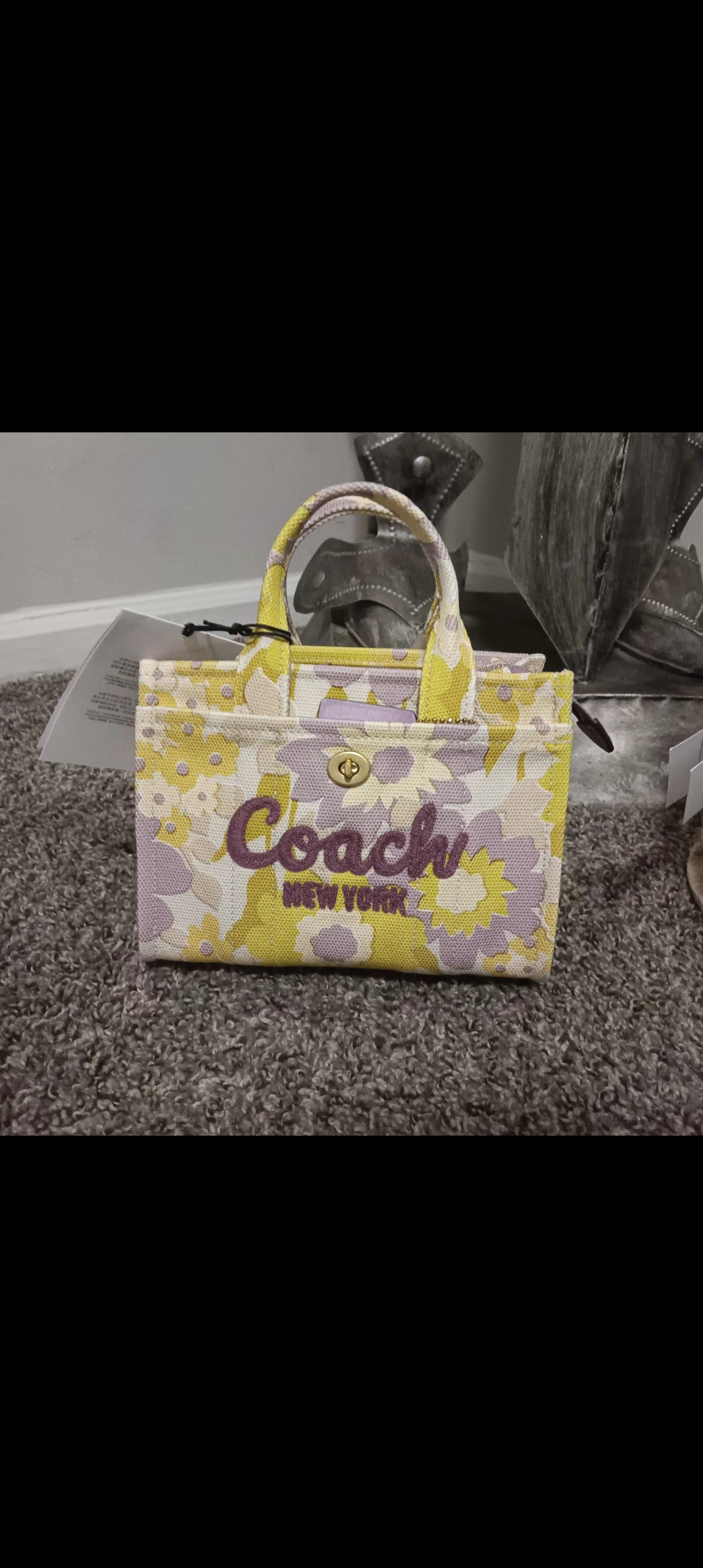 COACH® | Cargo Tote Bag 20 With Sketch Print