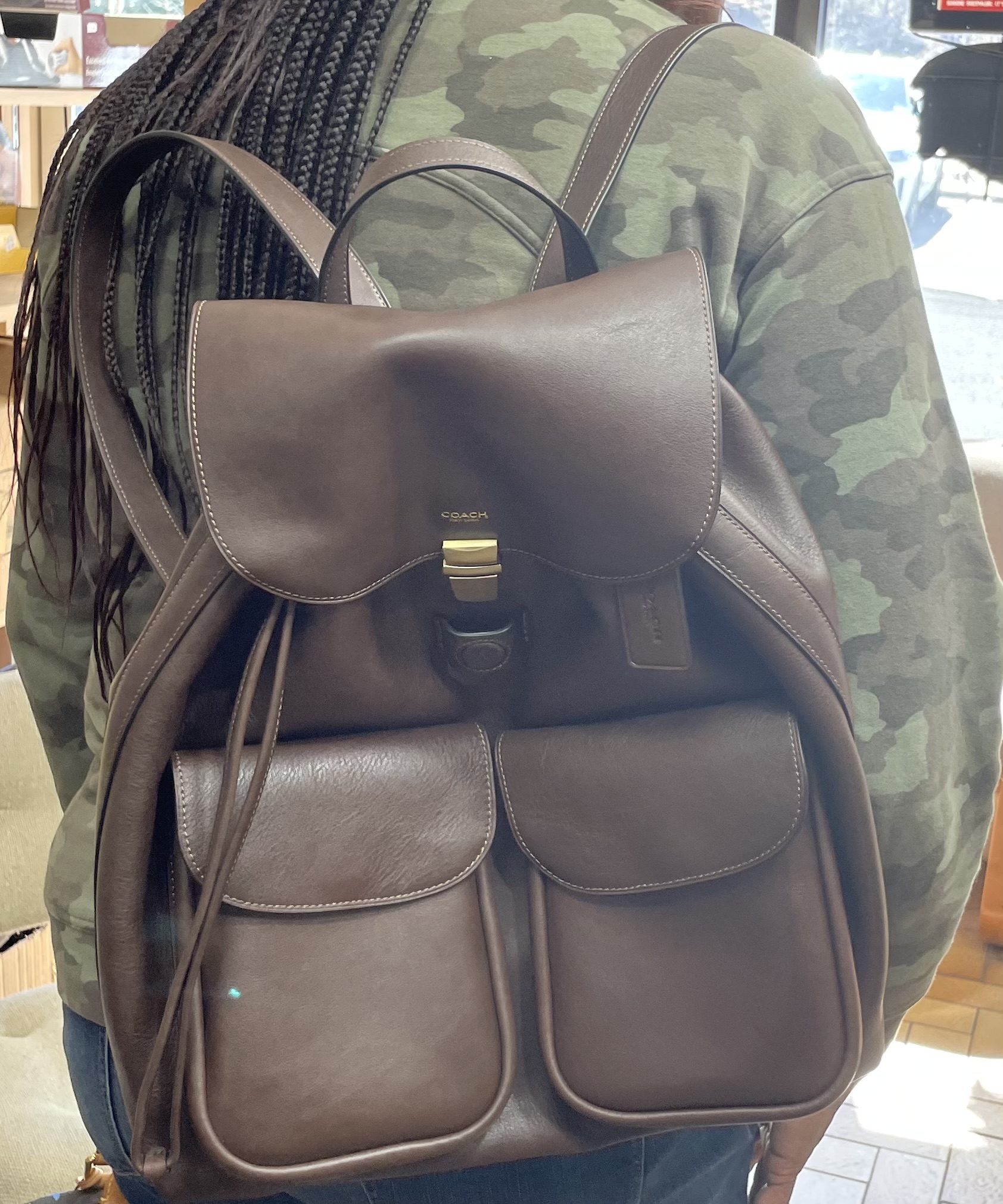 Coach Crosby 36 Leather Backpack COACH Crosby Backpack 36 in Black | Lyst main image 2