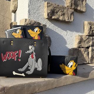 Disney X Coach Essential Small Wristlet In Regenerative Leather