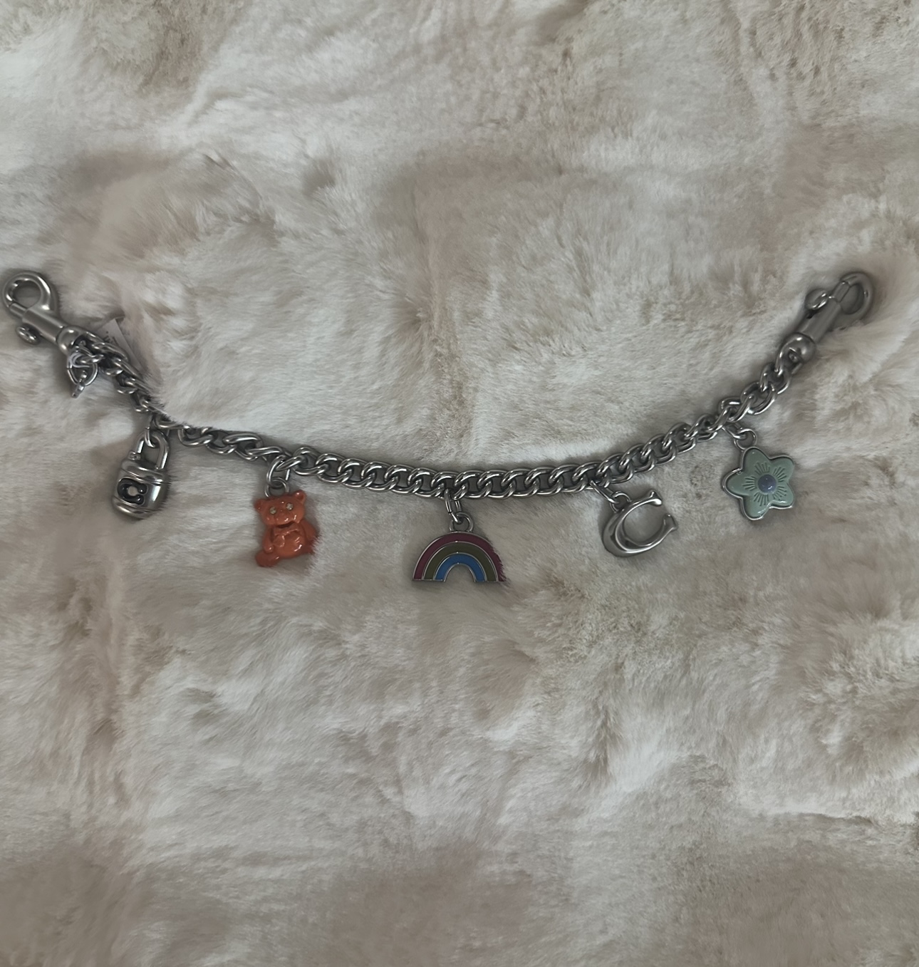 Silver Swagger Chain With Charms | Accessories | Coach | COACH®